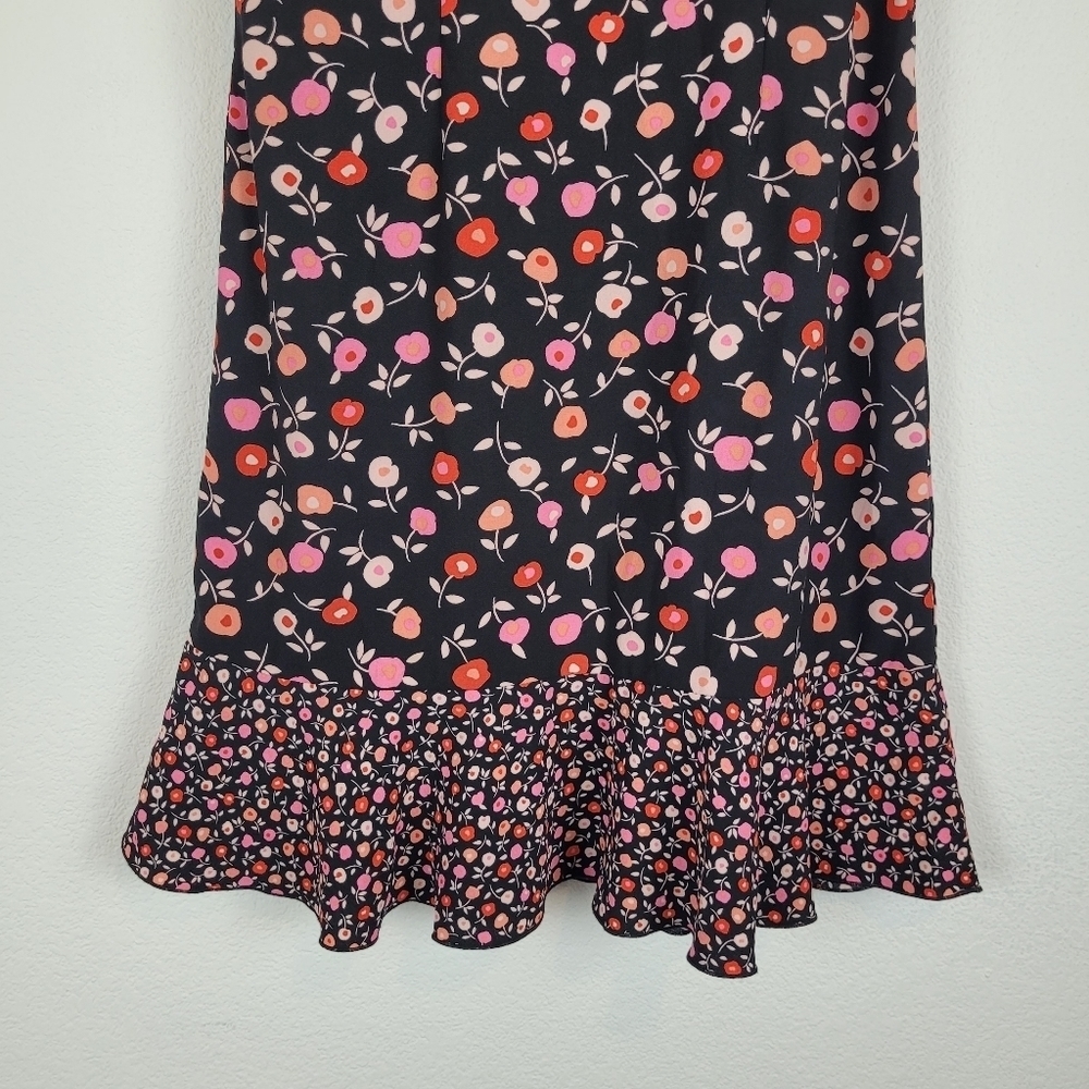 Talbots floral fit and flair dress - Picture 10 of 13